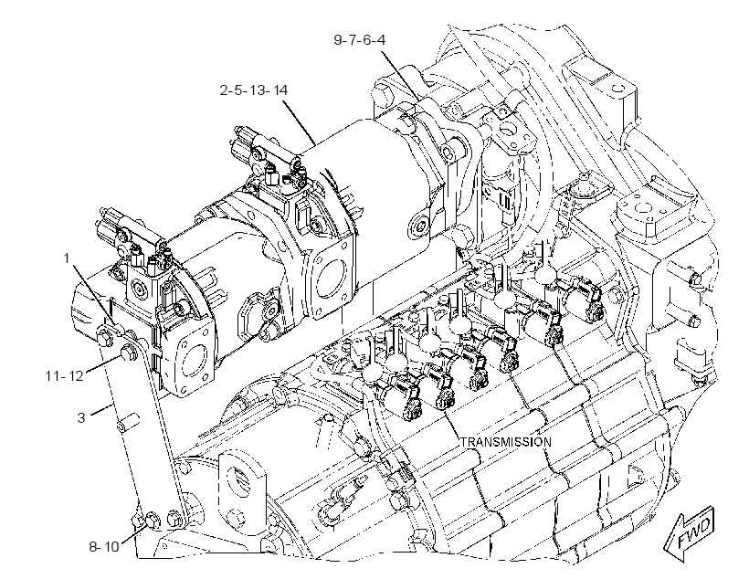 PUMP & MTG GP-STEERING 3739962 CAT