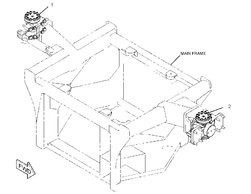 HITCH GP-ARTICULATING & OSC 3440001 CAT