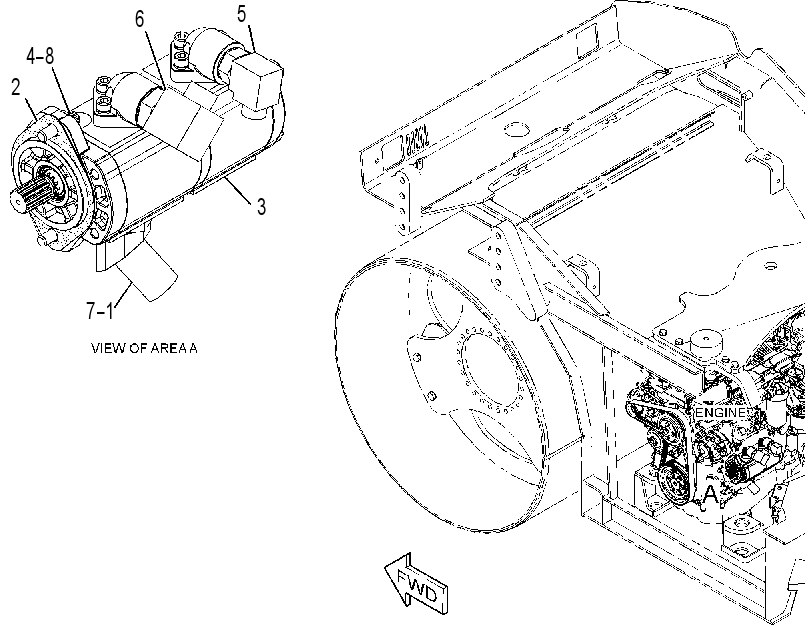 PUMP & MTG GP-GEAR 3436071 CAT