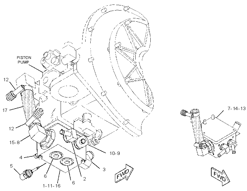 VALVE & MTG GP-MANIFOLD 3440076 CAT