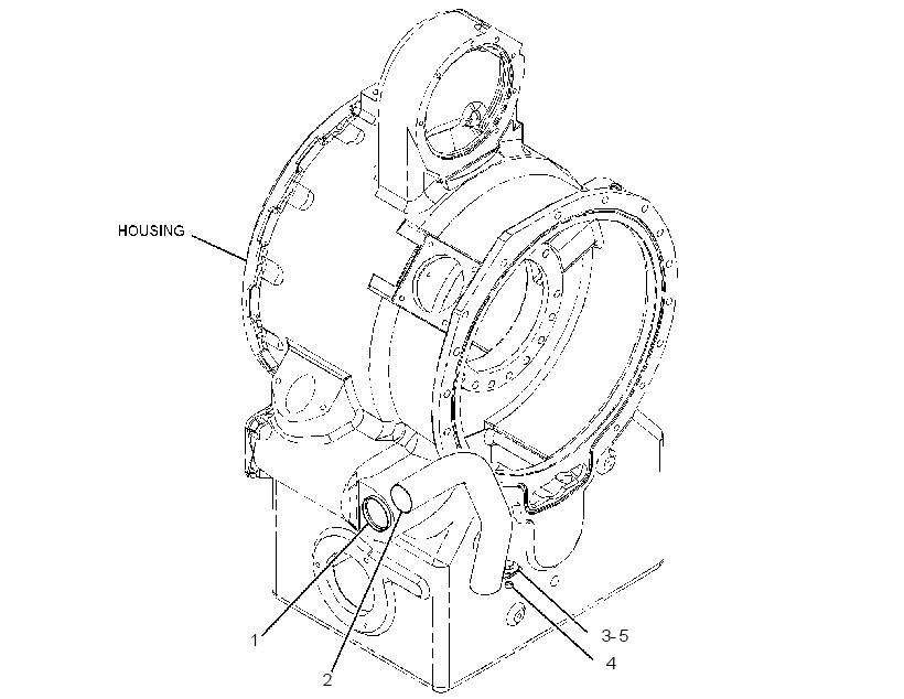 HOUSING GP-TORQUE CONVERTER 3502129 CAT