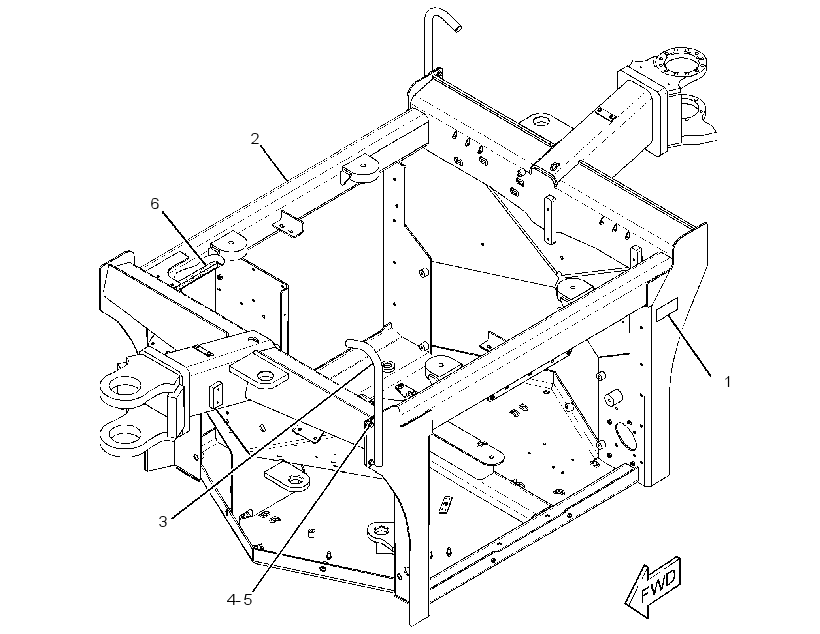 FRAME GP-MAIN 3439936 CAT