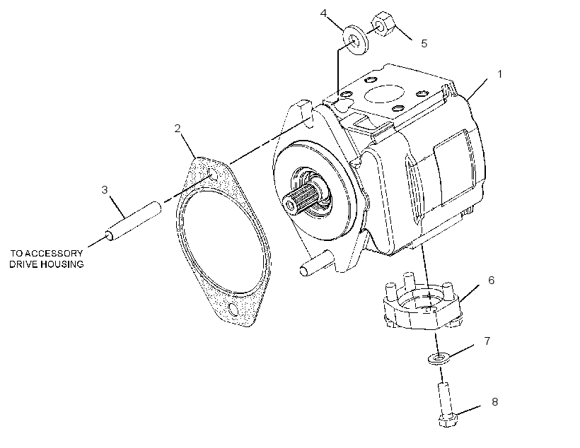 PUMP & MTG GP-BRAKE 3460625 CAT