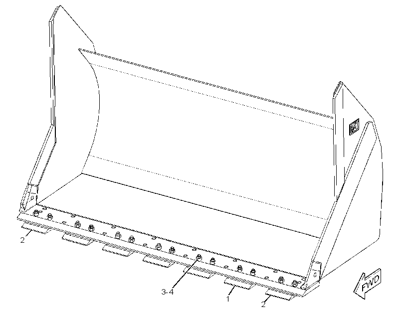 Режущая кромка 9W0818 CAT