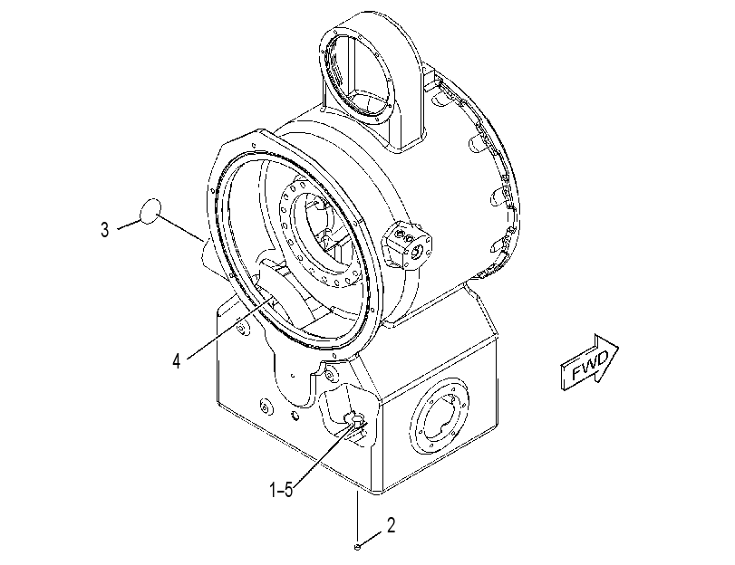 HOUSING GP-TORQUE CONVERTER 3502125 CAT