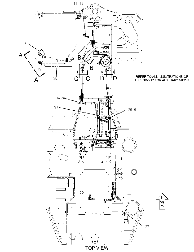 LINES GP-FIRE SUPPRESSION 2474721 CAT