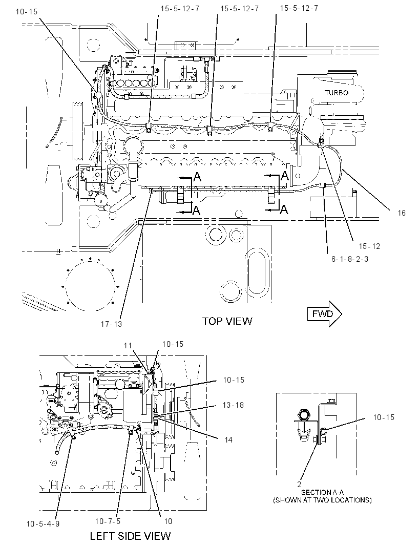 LINES GP-FIRE SUPPRESSION 2068026 CAT