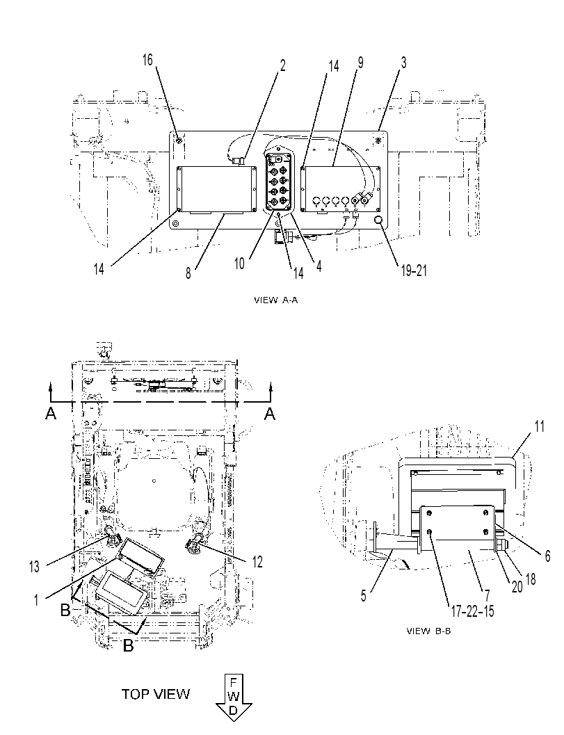 CONTROL GP-HARVESTER HEAD 3684379 CAT