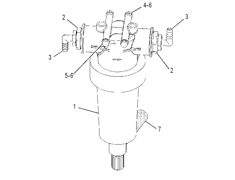 FILTER GP-WATER 3440111 CAT