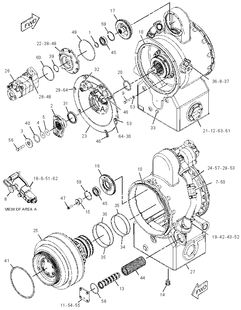 Гидротрансформатор 3221553 CAT