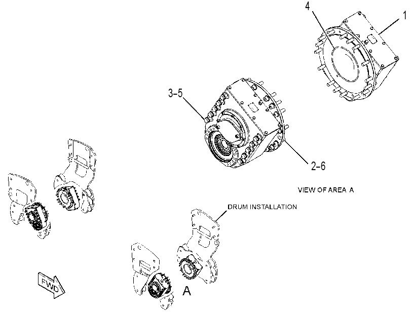 DRIVE GP-DRUM 3513400 CAT