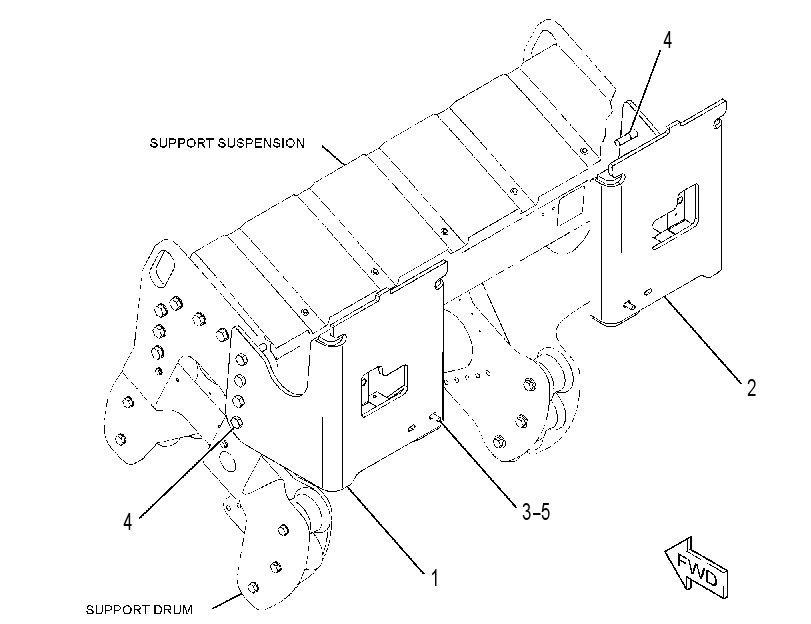 SUPPORT GP-HOPPER 3636014 CAT