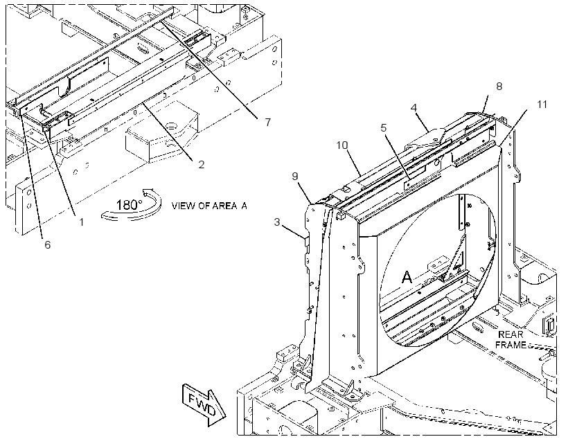 FRAME GP-RADIATOR 3772024 CAT