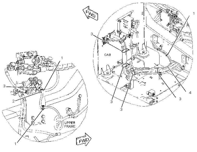 WIRING GP-MEDIUM PRESSURE 3245789 CAT