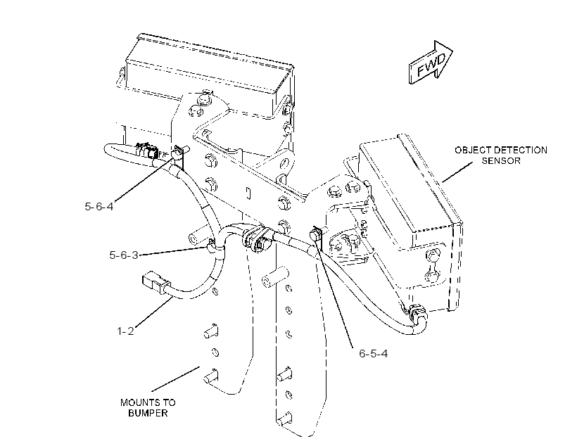 WIRING GP-OBJECT DETECTION 3830865 CAT