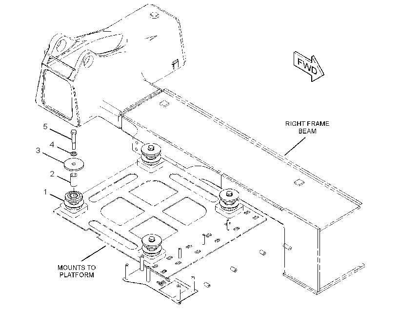 MOUNTING GP 3377948 CAT