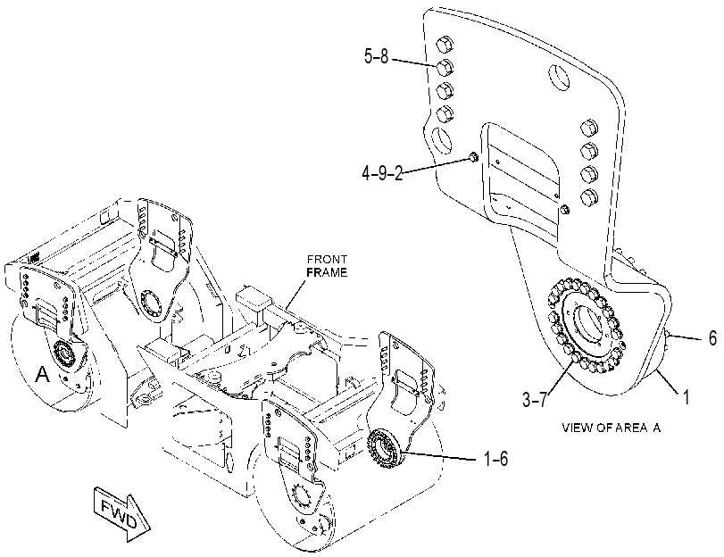 SUPPORT GP-DRUM 3502786 CAT