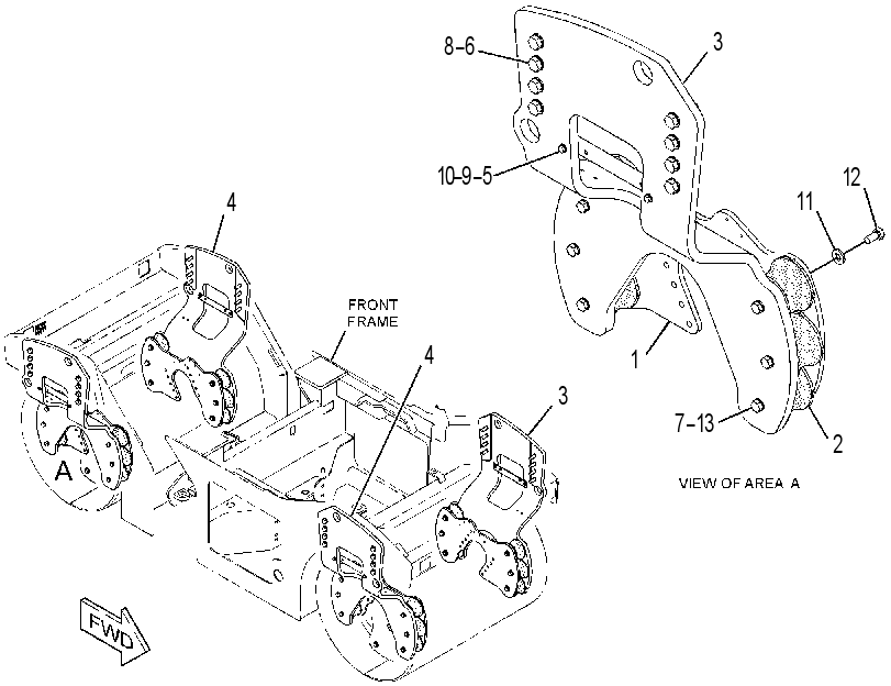 SUPPORT GP-DRUM 3440595 CAT