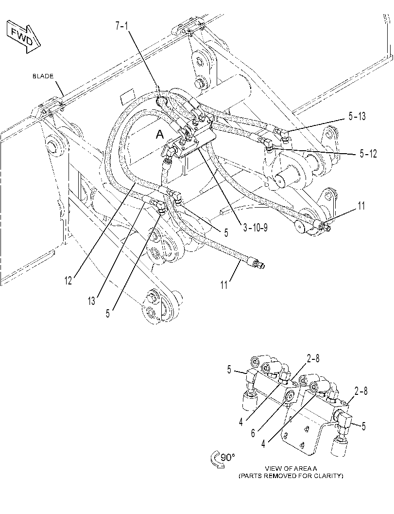 LINES GP-BLADE CYL & VALVE 3400311 CAT