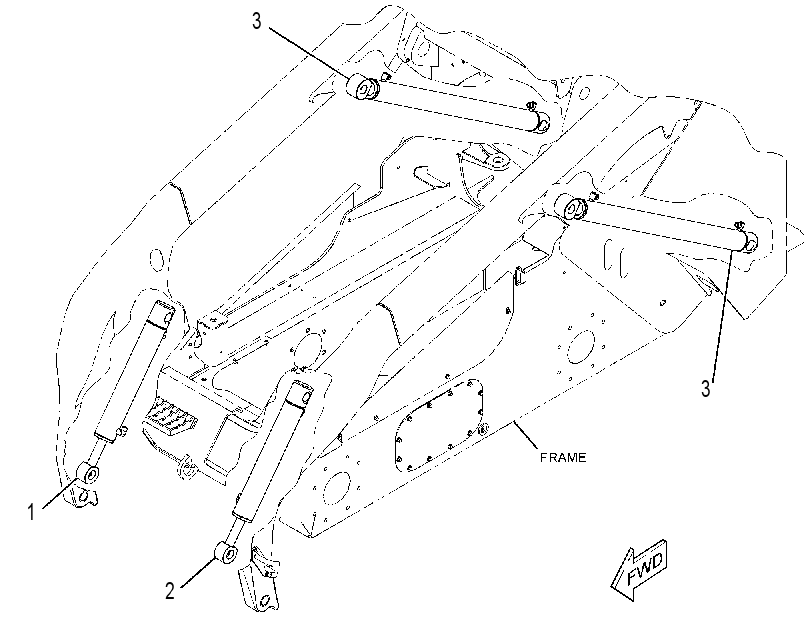 CYLINDER GP-LIFT ARM 3455163 CAT