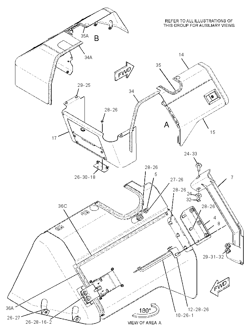 ENCLOSURE GP-FENDER 3196464 CAT