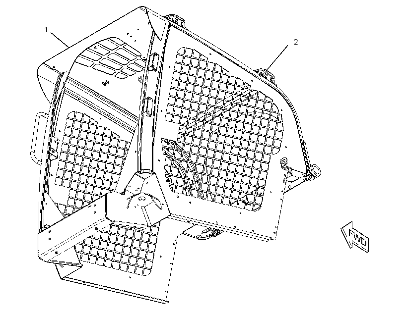CANOPY GP-OPEN ROPS 3454952 CAT