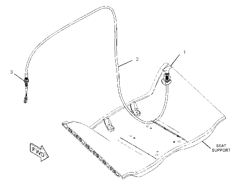 CABLE GP-CONTROL 3455703 CAT