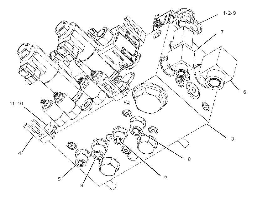 VALVE & MTG GP-STEERING 3574659 CAT