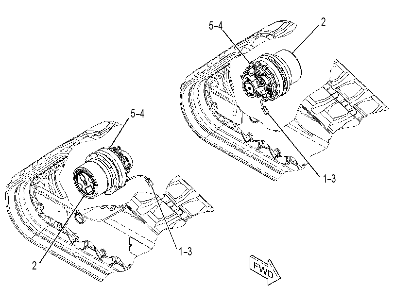 MOTOR & MTG GP-HYDROSTATIC 3725830 CAT