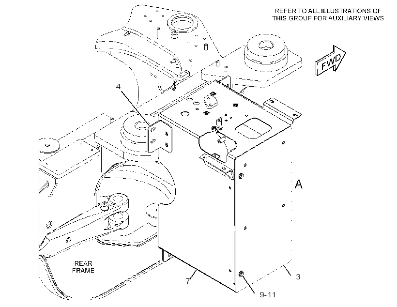 BOX GP-SERVICE CENTER 3826647 CAT