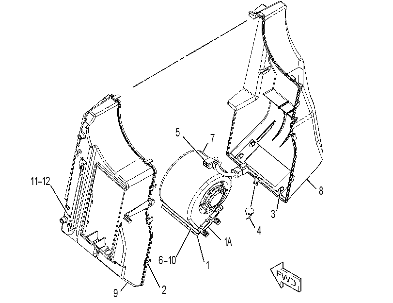 BLOWER GP-CAB 3454545 CAT