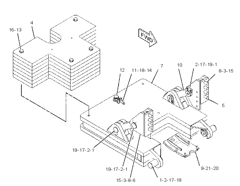 Противовес 3905247 CAT