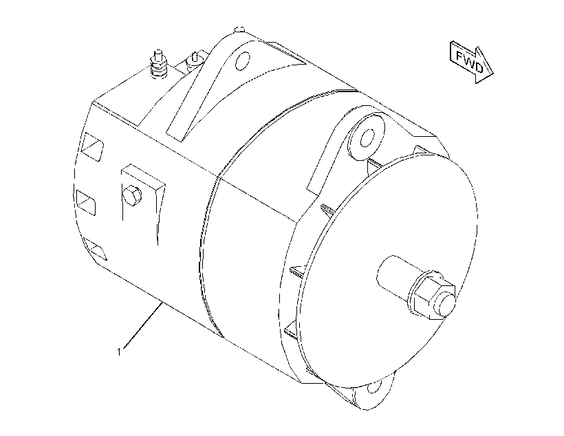 ALTERNATOR AR-CHARGING 3844393 CAT