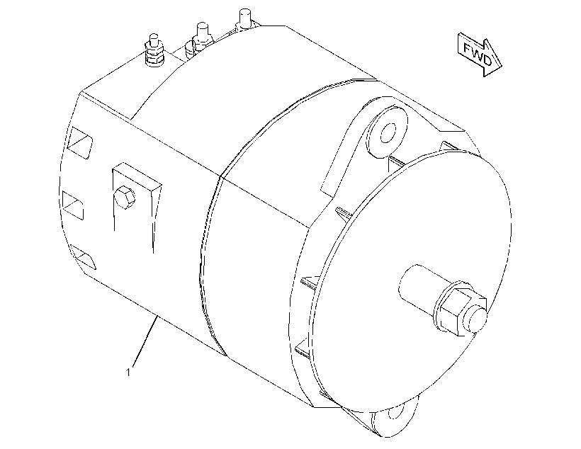 ALTERNATOR AR-CHARGING 3844394 CAT