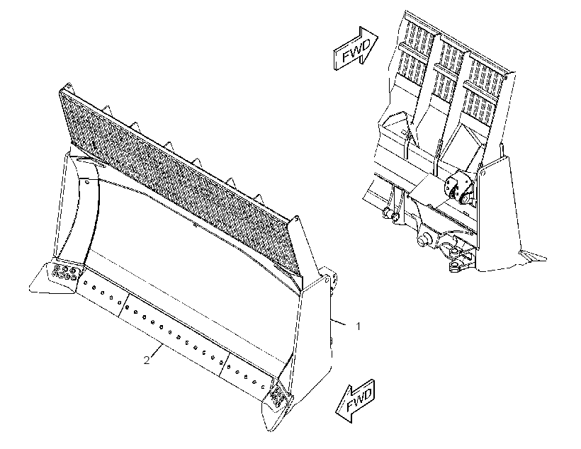 BLADE & EDGE GP-SEMI-UNIVERSAL 3800622 CAT
