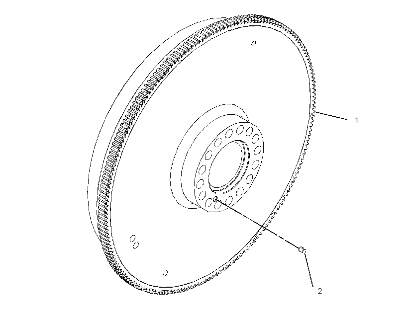 FLYWHEEL AS 3706546 CAT