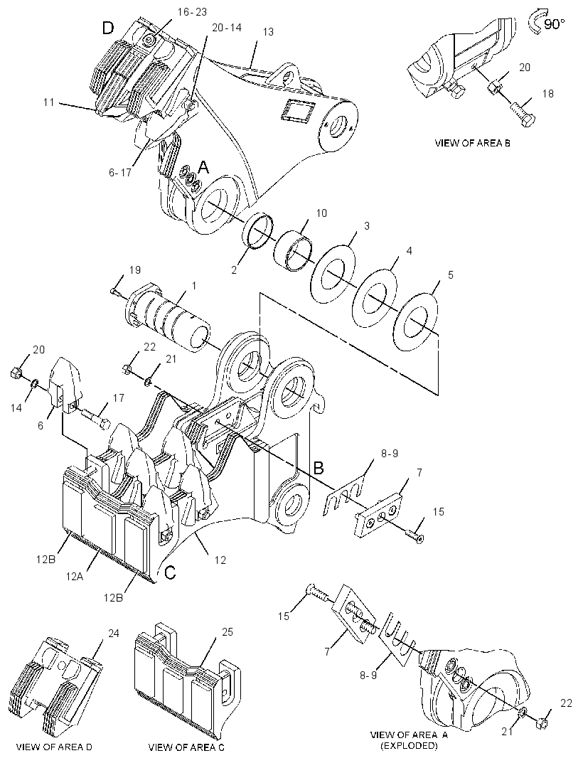 JAW GP-PULVERIZER 3236085 CAT