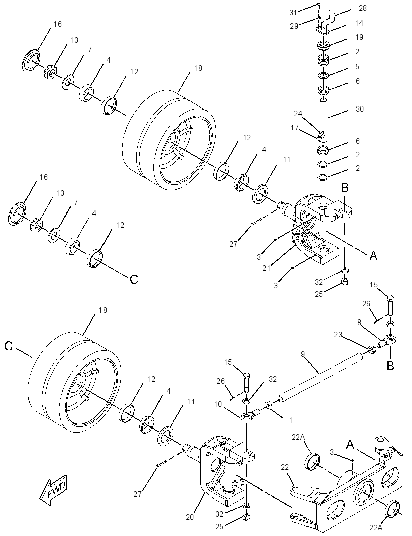 BOGIE GP 3319826 CAT