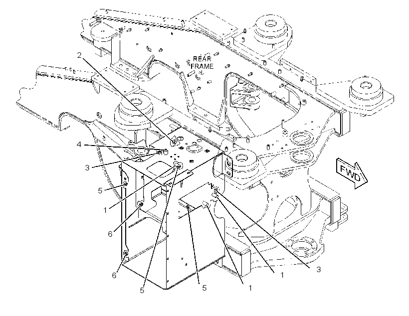 ENCLOSURE AS-HYDRAULIC TANK 3826646 CAT