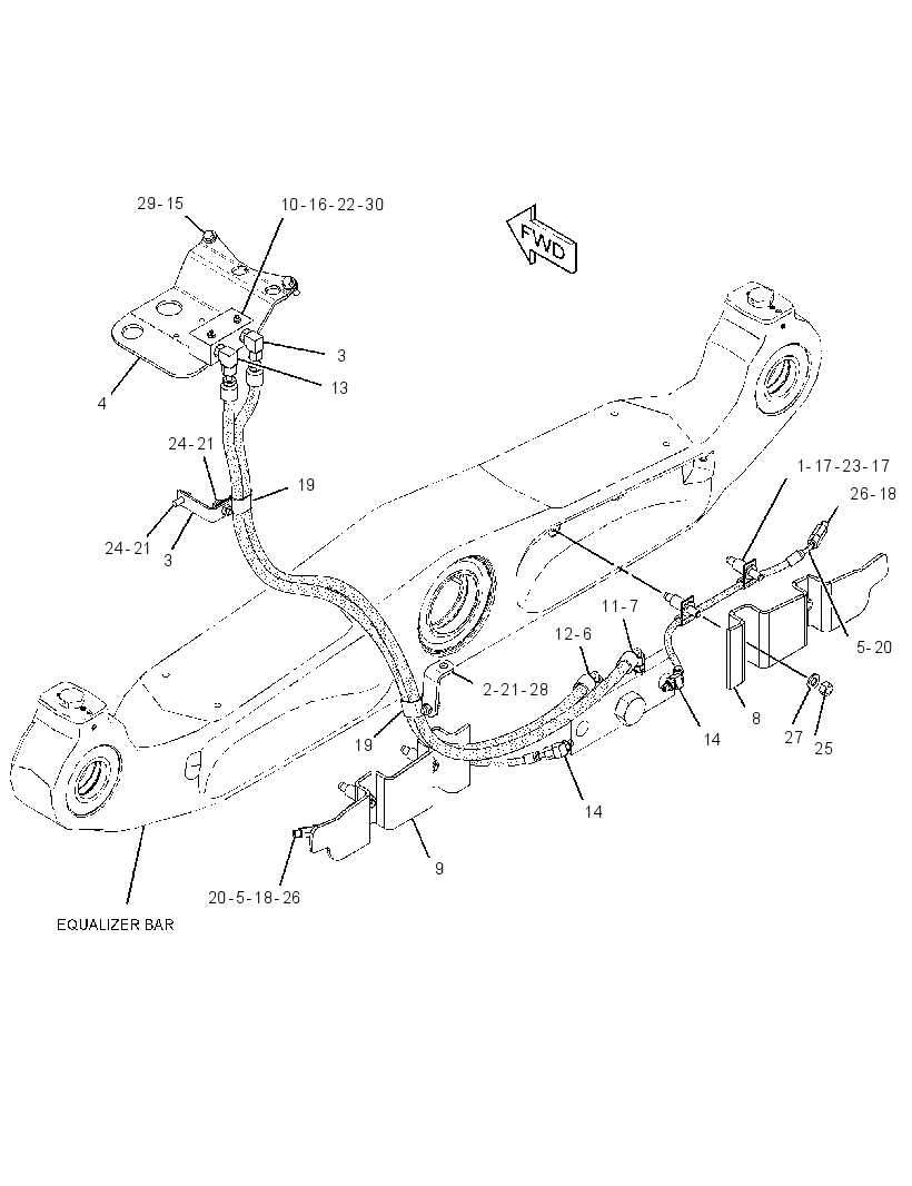 LUBRICATION GP-EQUALIZER BAR 3844040 CAT