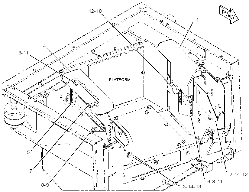 CUSHION GP-ARM 3847052 CAT