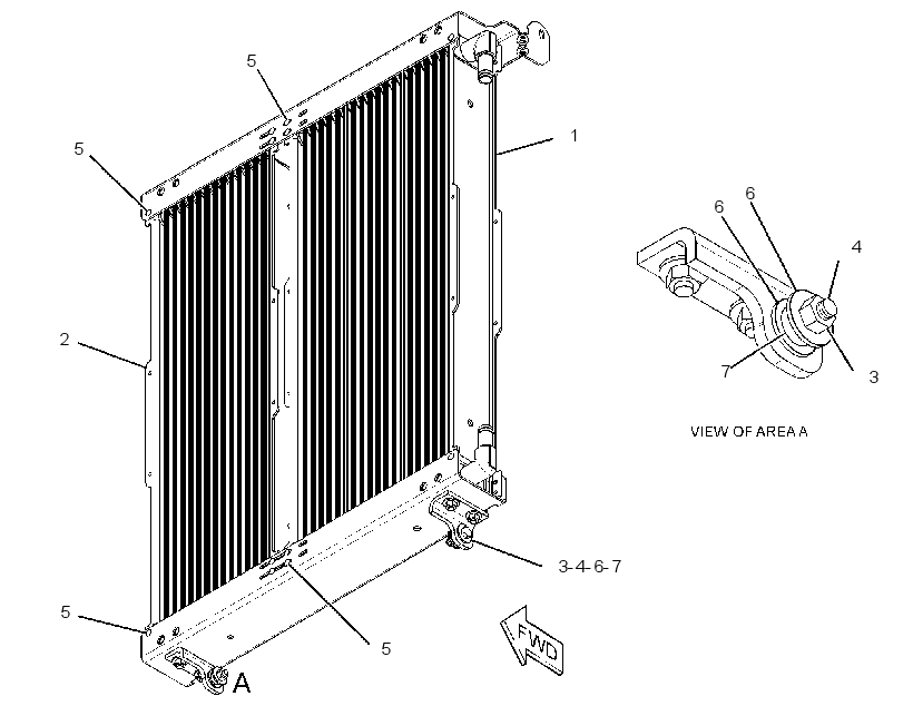 COOLER AS-OIL 2144745 CAT
