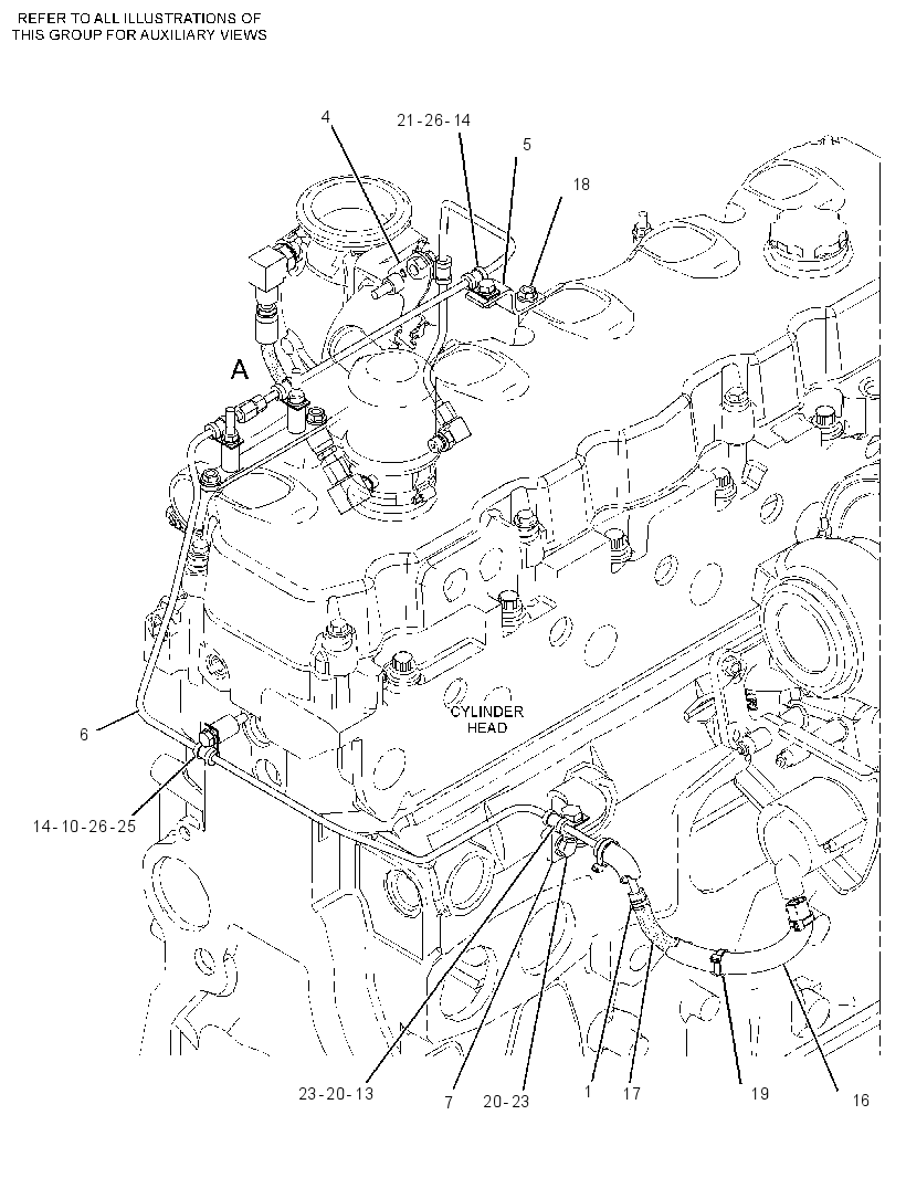 LINES GP-TURBOCHARGER 3494854 CAT
