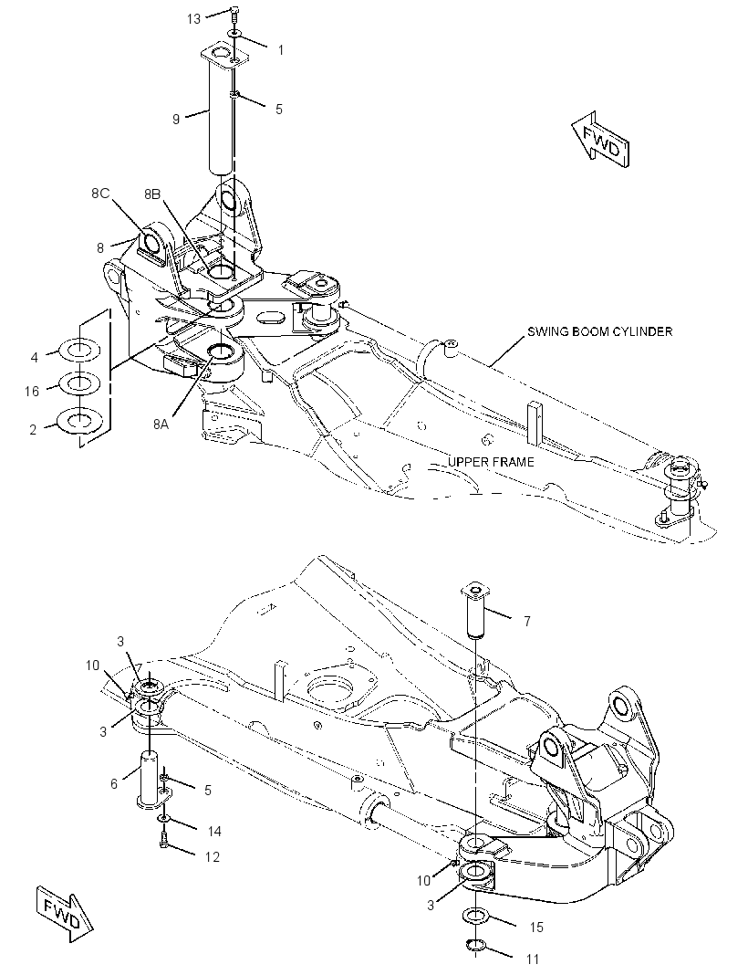 FRAME GP-SWING 2609098 CAT