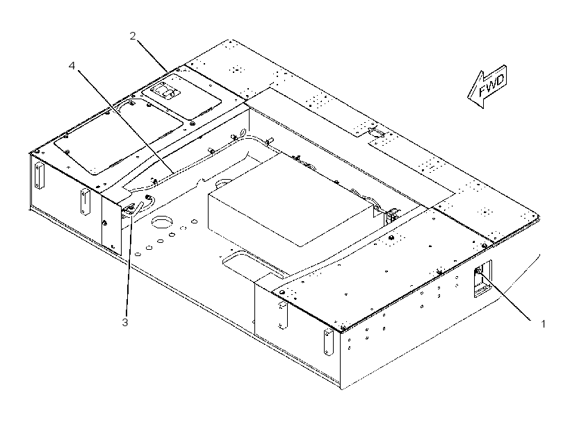 BUMPER AR-REAR 3297442 CAT