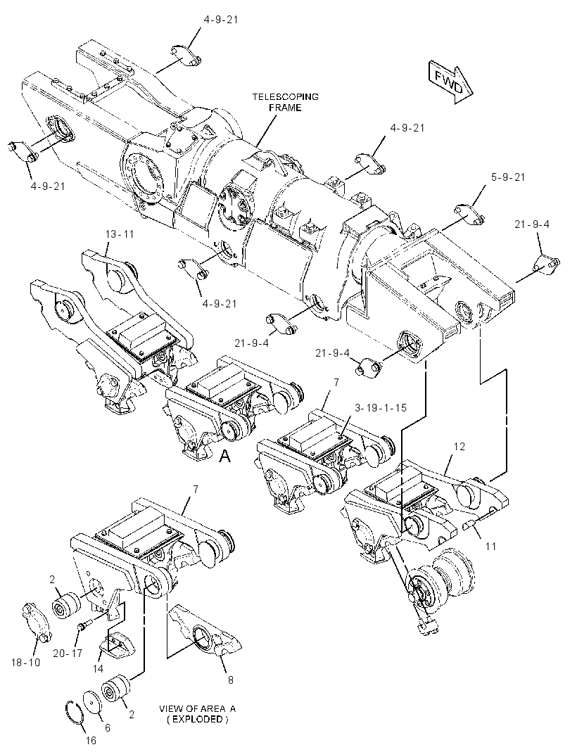 SUSPENSION GP-BOGIE 3854735 CAT