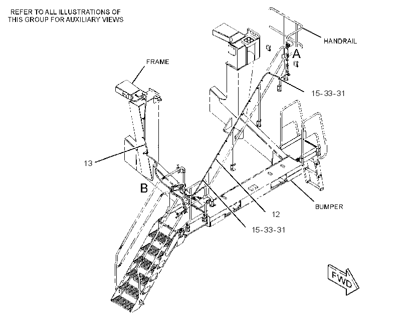 Проводка площадки 3616736 CAT