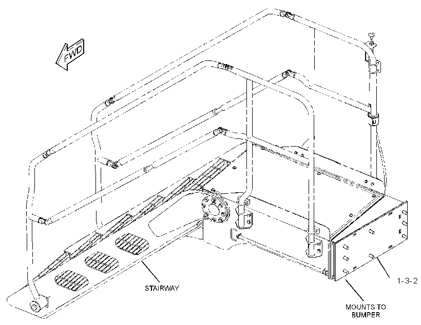 SPACER GP-STAIRWAY 3540529 CAT