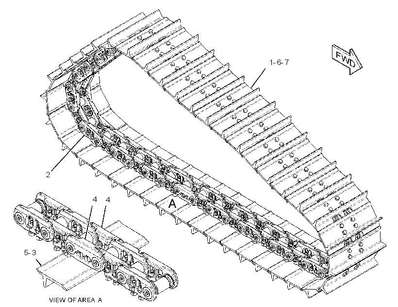 Гусеница 2564873 CAT