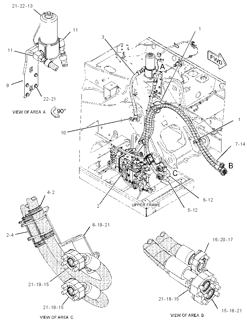FILTER & LINES GP-HYDRAULIC 3500877 CAT